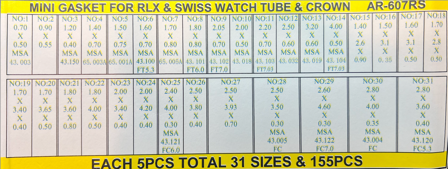 MINI RING FOR RLX & SWISS CROWN/TUBE