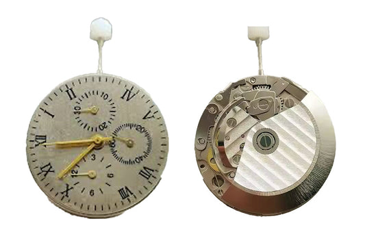 MOVEMENT CHINESE 8824, SIZE 11 1/2''', 3 HANDS, STANDARD HAND HEIGHT, DATE AT 3