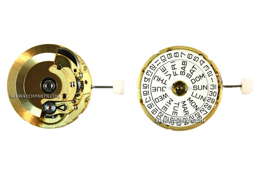 MOVEMENT CHINESE 8836, SIZE 11 1/2''', 3 HANDS, STANDARD HAND HEIGHT, DATE AT 3 DAY AT 3
