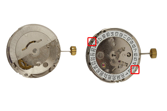 MOVEMENT CHINESE DG2813, SIZE 11 1/2''', 3 HANDS, STANDARD HAND HEIGHT, DATE AT 3