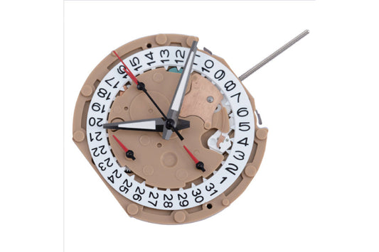 MOVT PE604 MULTI,  12 3/4''' H 4.52 mm, 3 H, 4 E (24 HR/SMALL SEC/CHRONO MIN./ DAY AT 3/6/9/12) STD H-HGT, D4.5 TILT