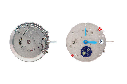 MOVEMENT CHINESE SP10, SIZE 12 1/4''', 3 HANDS, STANDARD HAND HEIGHT, DATE AT 3