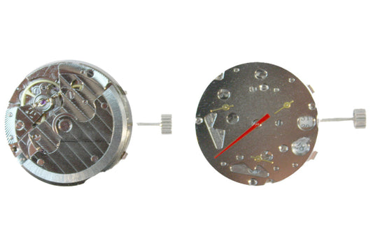 MOVEMENT CHINESE TY2866, SIZE 12 3/8''', 3 HANDS, STANDARD HAND HEIGHT, DATE AT 4 TILT