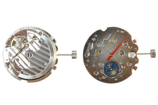 MOVEMENT CHINESE TY2867, SIZE 12 3/8''', 3 HANDS, STANDARD HAND HEIGHT, DATE AT 3