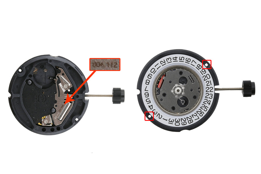 MOVEMENT ETA 804.112, SIZE 10 1/2''', 3 HANDS, DATE AT 6