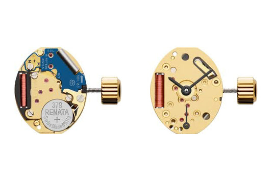 MOVEMENT ETA 980.163, SIZE 5 1/2''' x 6 3/4''', 1 EYE SMALL SECOND AT 6, 2 HANDS, AIG2 , HIGH HAND