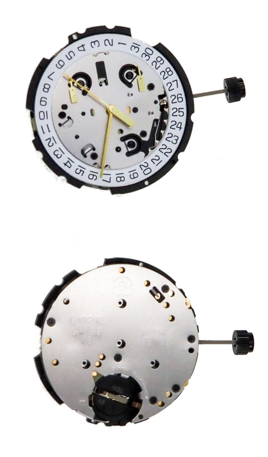 Movement Eta G10.212, Size 13 1/4''', 3 Hands, Date At 3, Substitue M-Etag10.211D3
