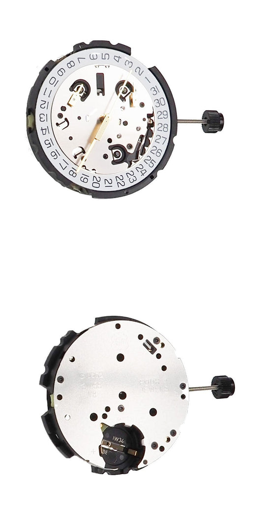 Movement Eta G10.962 Be Powerdrive, Size 13 1/4''', 3 Hands, Date At 4 Tilt