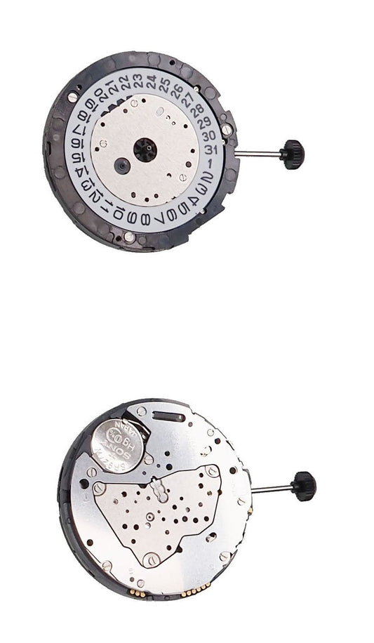 Movement Miyota 6S20, Size 15''', 3 Hands, Standard Hand Height, Date At 4.5 Tilt