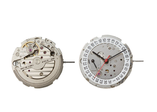 MOVEMENT MIYOTA 8217, SIZE 11 1/2''', 3 HANDS, STANDARD HAND HEIGHT, DATE AT 3