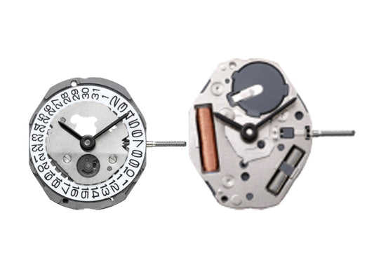 MOVEMENT MIYOTA GL17, SIZE 6 3/4''' x 8''', 2 HANDS,  STANDARD HAND HEIGHT, DATE AT 3
