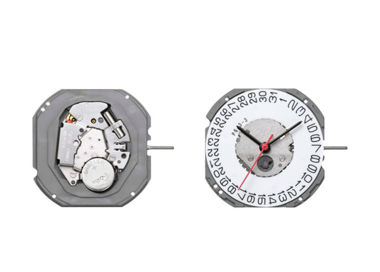 MOVEMENT MIYOTA GR12, SIZE 11 1/2''', 3 HANDS, STANDARD HAND HEIGHT, DATE AT 6