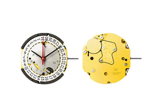 MOVEMENT RONDA 3520.D, SIZE 10 1/2''' X 11 1/2'", 3 HANDS, AIG1, DATE AT 3