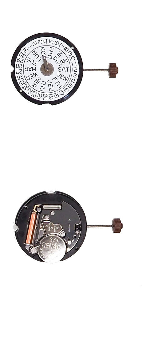 Movement Ronda 507, Size 10 1/2''', 3 Hands, Aig2, Date At 3 Day At 3