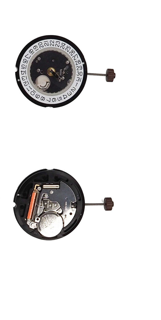 Movement Ronda 515, Size 11 1/2''', 3 Hands, Aig1, Date At 3