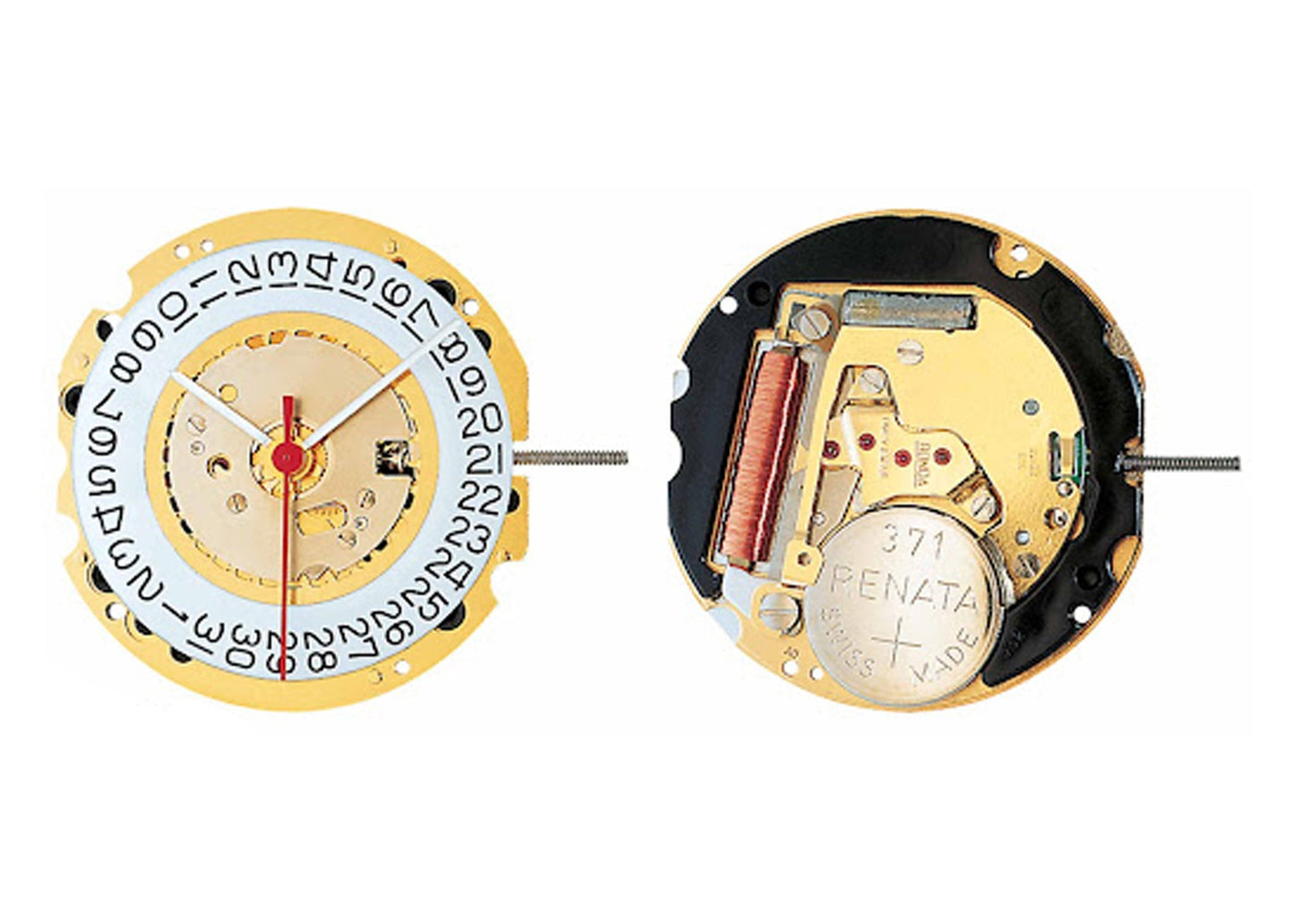 MOVEMENT RONDA 705, SIZE 10 1/2''', 3 HANDS, AIG3, DATE AT 6