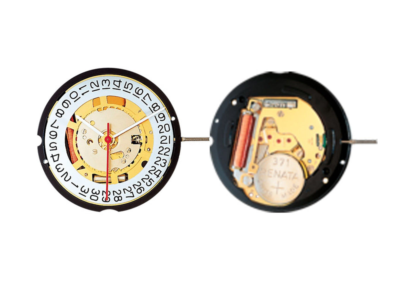 MOVEMENT RONDA 715, SIZE 11 1/2''', 3 HANDS, AIG6, DATE AT 3