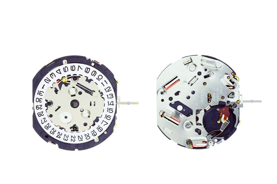 MOVEMENT SEIKO 7T94, SIZE 27.60 mm, 3 HANDS, 2 EYES, STANDARD HAND HEIGHT, DATE AT 3