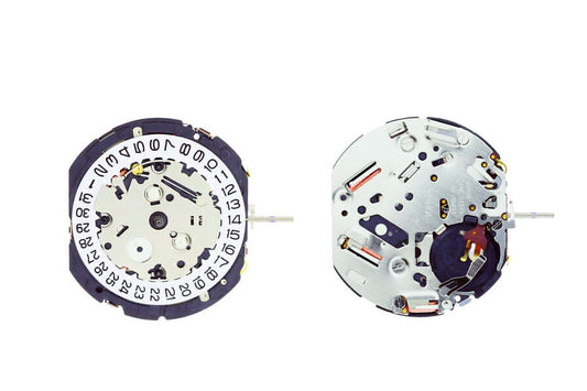 MOVEMENT SEIKO 7T94, SIZE 27.60 mm, 3 HANDS, 2 EYES, STANDARD HAND HEIGHT, DATE AT 3