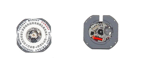 Movement Tmi Vj55B, Size 12 1/2''', 3 Hands, Standard Hand Height, Date At 3 Wide Day At 12