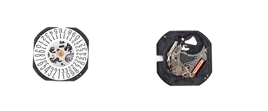 Movement Tmi Vx42E121, Size 11 1/2''', 3 Hands, Std Hd Ht, Type S, Laser Marking 1 In The Movement, Trapezoidal Date At 6