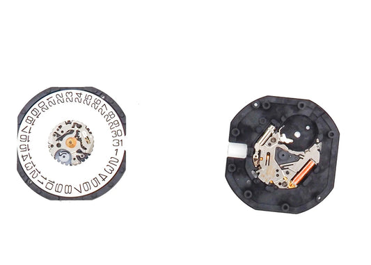 MOVEMENT TMI VX62E, SIZE 13 1/2''', 3 HANDS, STANDARD HAND HEIGHT, DATE AT 6