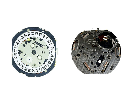 MOVEMENT TMI YM92A, SIZE 12''', 3 HANDS, STANDARD HAND HEIGHT, DATE AT 4 TILT