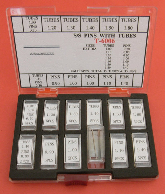 S/S PINS & TUBES IN DIFF SIZES SETS -70