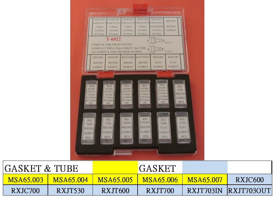 GENERIC GASKET & TUBE FOR RLX WATCH