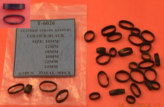 BLACK L-STRAPS CUT EDGE KEEPER PACK-30PCS