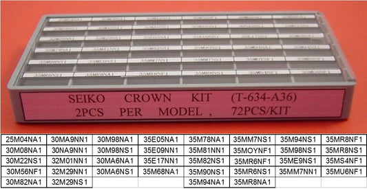 GENUINE S/S CROWN KIT FOR Seiko -72PCS
