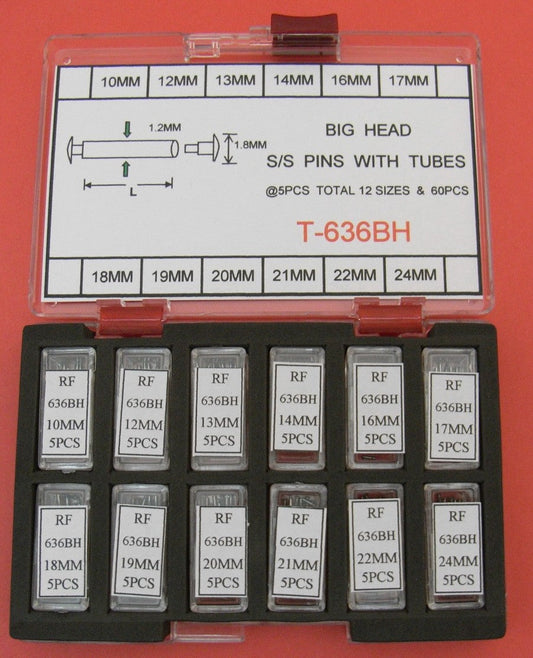 PRESS PINS W/TUBE FOR S-B'KLE B-HD D1.20X60