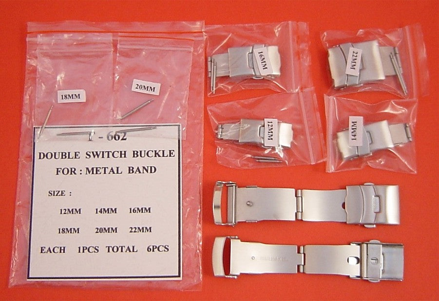 S/S D-SWITCH BUCKLE FOR METAL BAND PACK-6