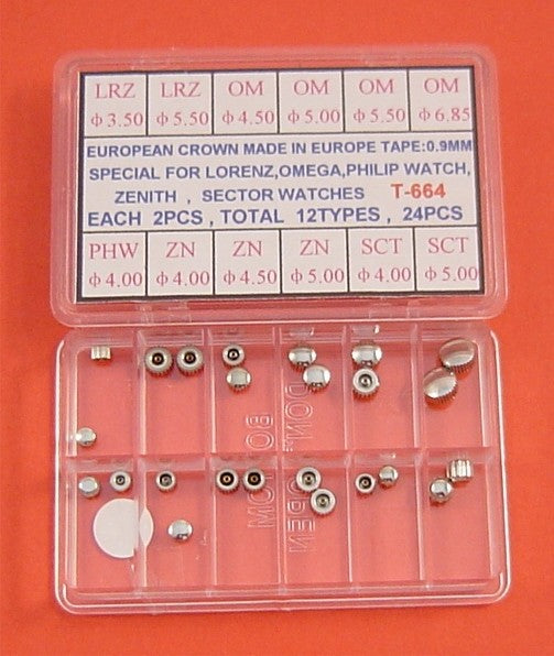 EUROPEAN CROWN KIT T0.9 FOR B-WATCH-24