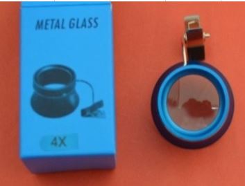 MANIFYING EYE LOUPE IN AL CASE- 4X