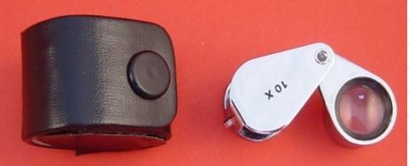 EYE LOUPE 10X W/L-POUCH 10X