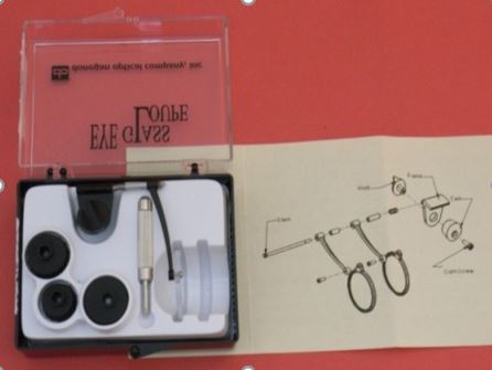 EYE LOUPE W/CLIP ON EYEGLASS