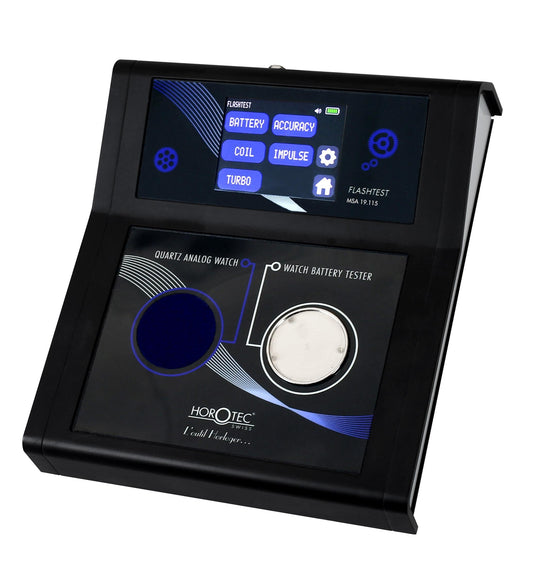 DEVICE FLASHTEST FOR QUARTZ WATCHES