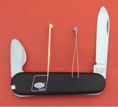 WATCH KNIFE CASE OPENER W/ POCKET KNIFE