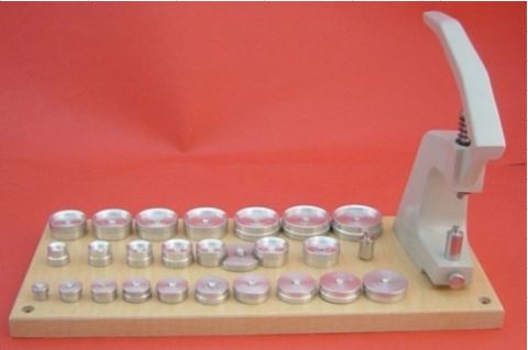 GLASS PRESS WITH ALUMINIUM DIES