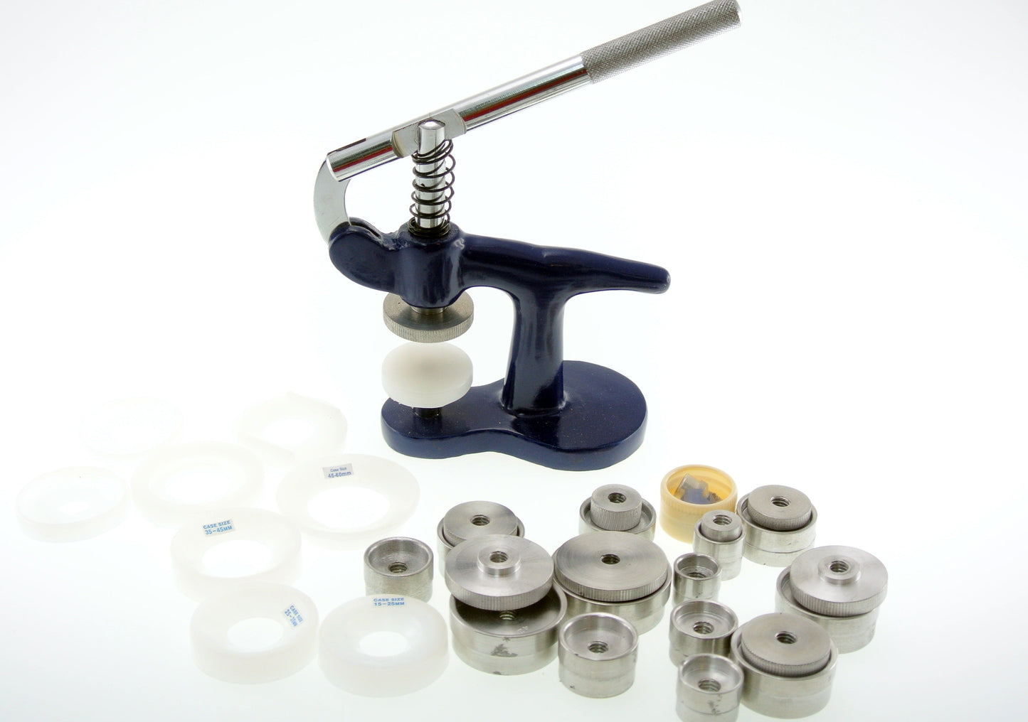 GLASS FITTING MACHINE W/31 AL DIES 15-45