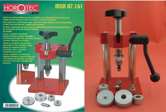 PRESS-RACK FOR SCREW-ON AND SNAP-ON DIES