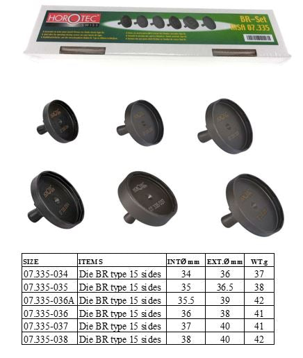 DIES BR TYPE SET 6 IN 1