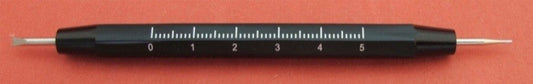 SPRING BAR TOOL WITH SCALE