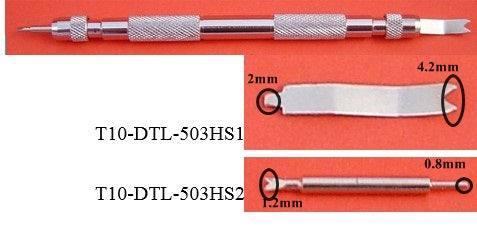 TOOL FOR INSERTING AND REMOVING SPRING BAR