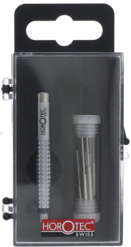 PIN PUNCH SET W/ANODISED BRASS HANDLE