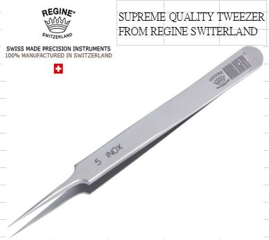 REGINE  TWEEZER INOX S/S STEEL-FORM 5