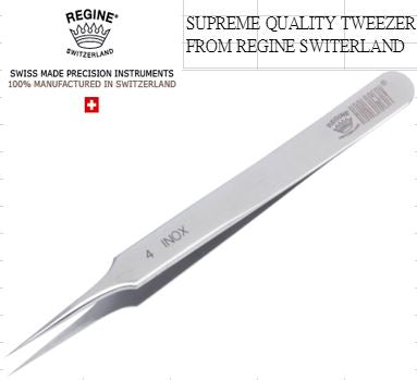 REGINE  TWEEZER INOX S/S STEEL-FORM 4