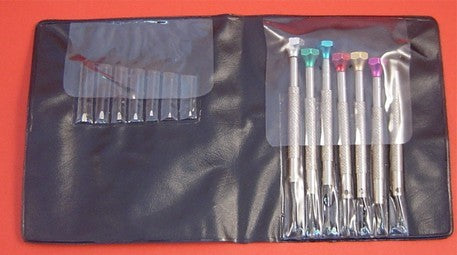 SCREW DRIVER SET DIA. 0.8, 1.0, 1.2, 1.6, 2.0MM