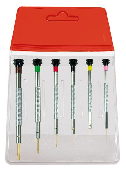 PACK OF 6 ANTIMAGNETIC S-DRIVERS W/S-BLADE